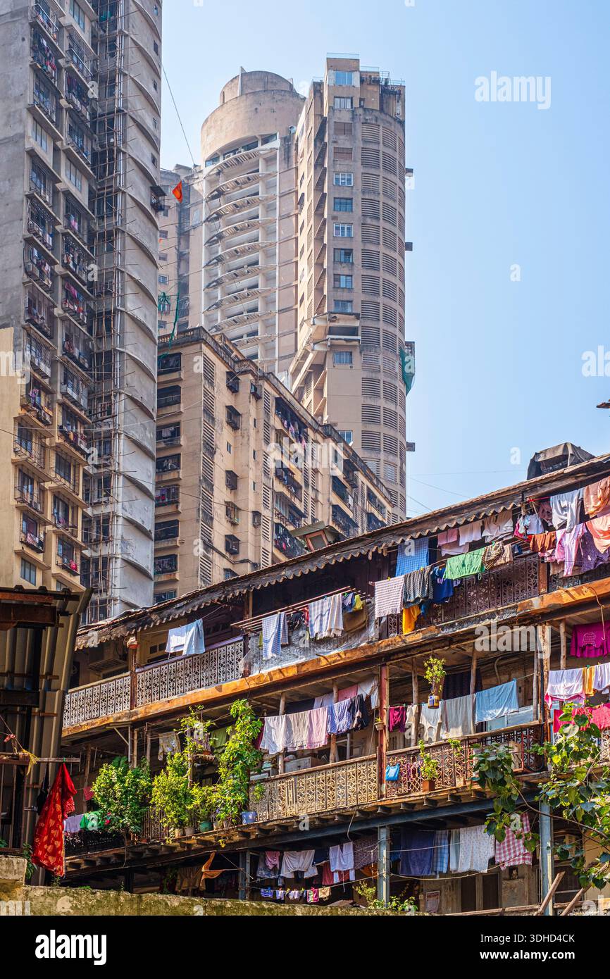Indien, Maharashtra State, Mumbai, Girgaon District Stockfoto