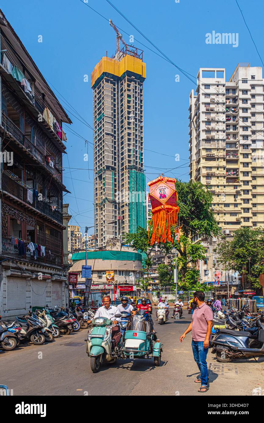 Indien, Maharashtra State, Mumbai, Girgaon District Stockfoto