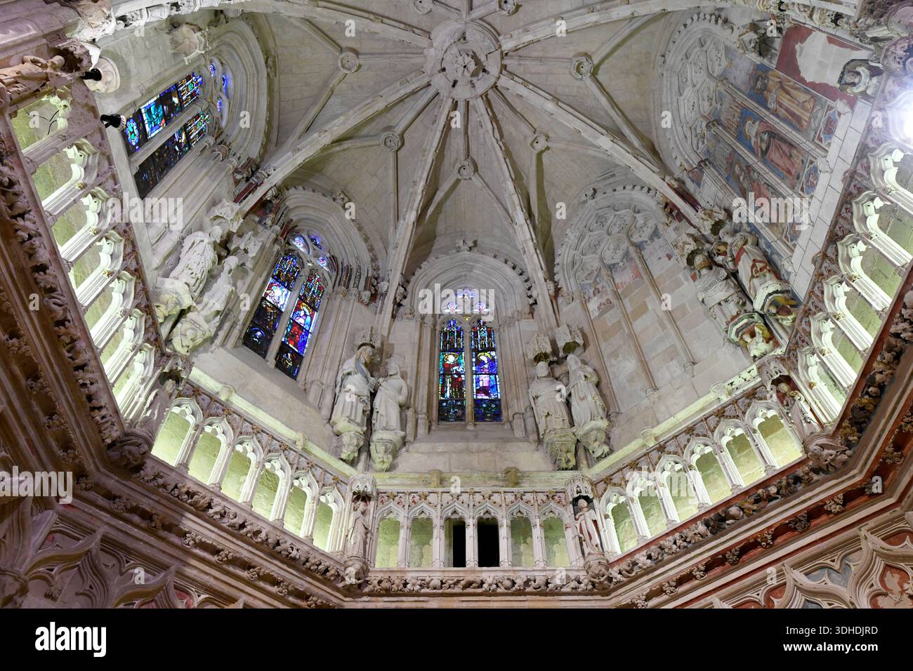 Tarragona Stadt, Santa Tecla Kathedrale (romanisch und gotisch, 12.-14. Jahrhundert). Kapelle Santa Maria dels Sastres (Kuppel, 14. Jahrhundert). Tarragonès, Kat Stockfoto