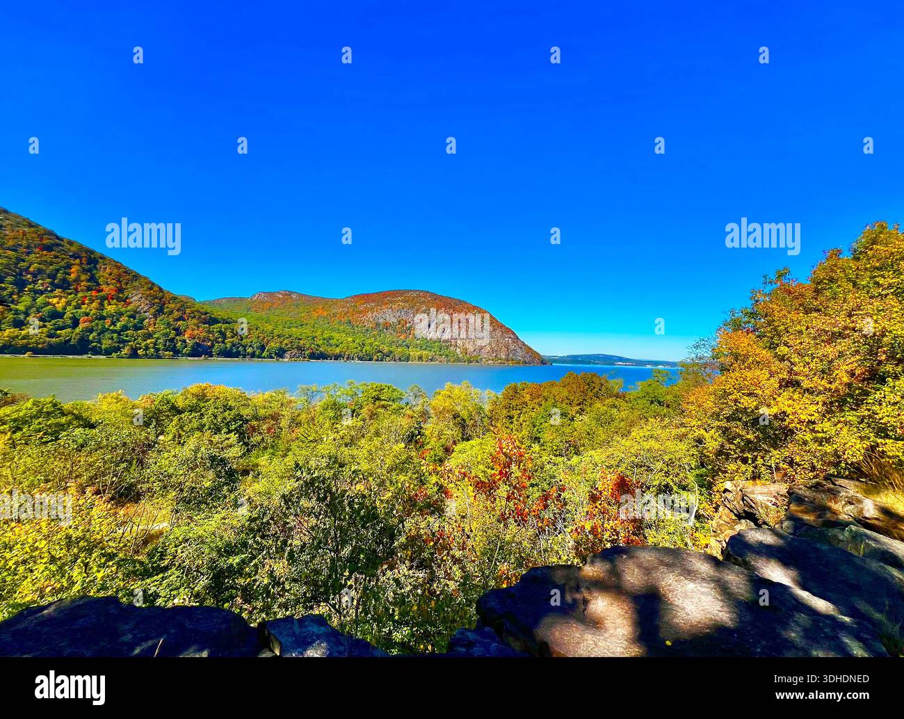 Little Stony Point Preserve, Cold Spring, New York State, USA. Stockfoto