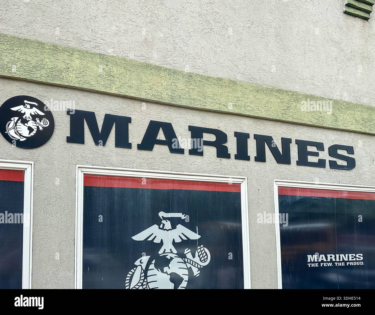 Rekrutierungszentrum für Marine der Vereinigten Staaten. Crown Point, 16. Mai 2025 IN den USA Stockfoto