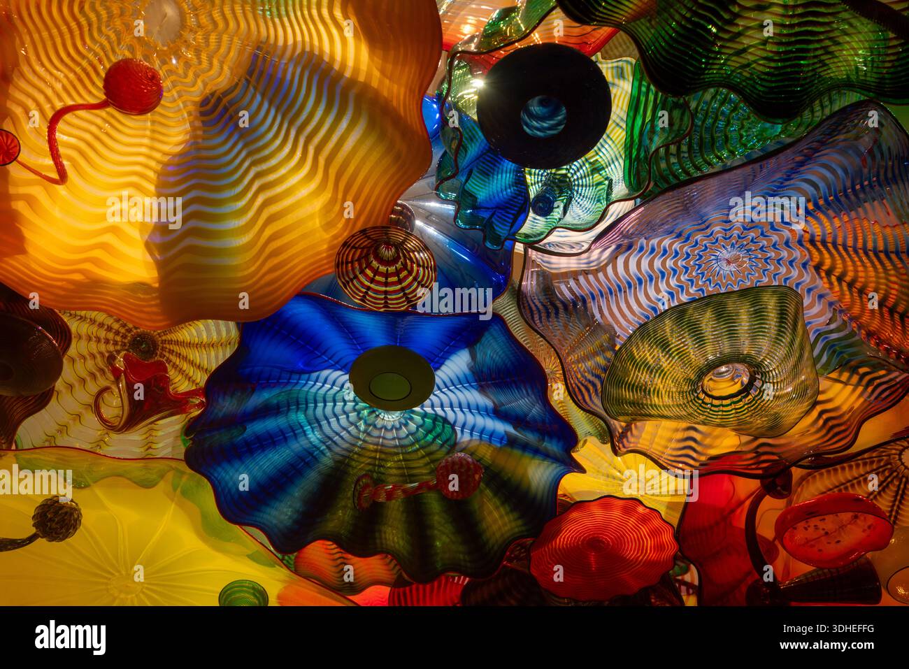 Chihuly Glass Seattle Washington Stockfoto
