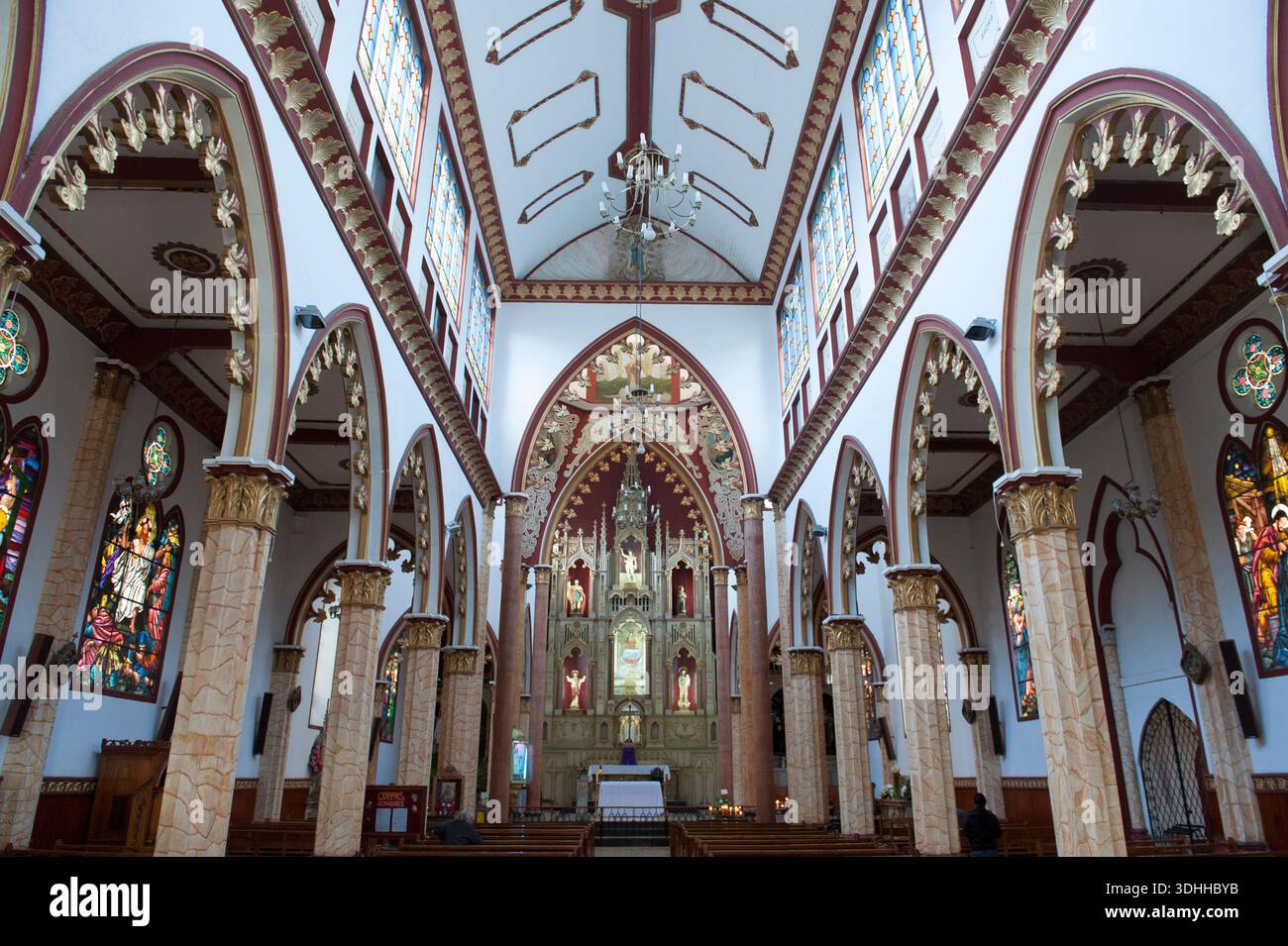 Pasto Kolumbien die bunten Iglesia San Sebastian Stockfoto