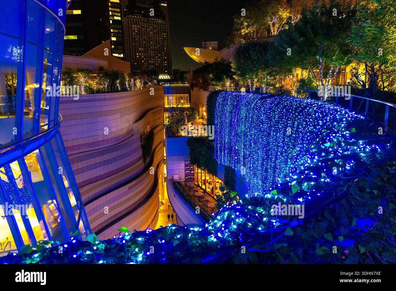 Dachgärten von Namba Parks, Namba, Osaka, Japan Stockfoto