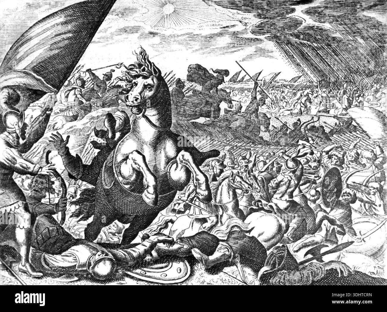 Stuart Koenig Historische kavallerieschlacht Schwarzweiß-Stockfotos und -bilder - Alamy