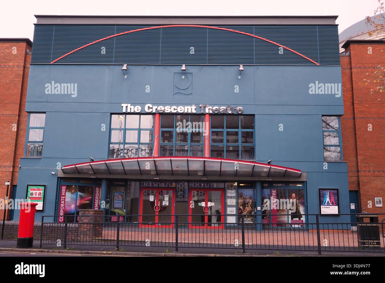 The Crescent Theatre in der Sheepcote Street, Brindley Place, Birmingham - Januar 2022 Stockfoto