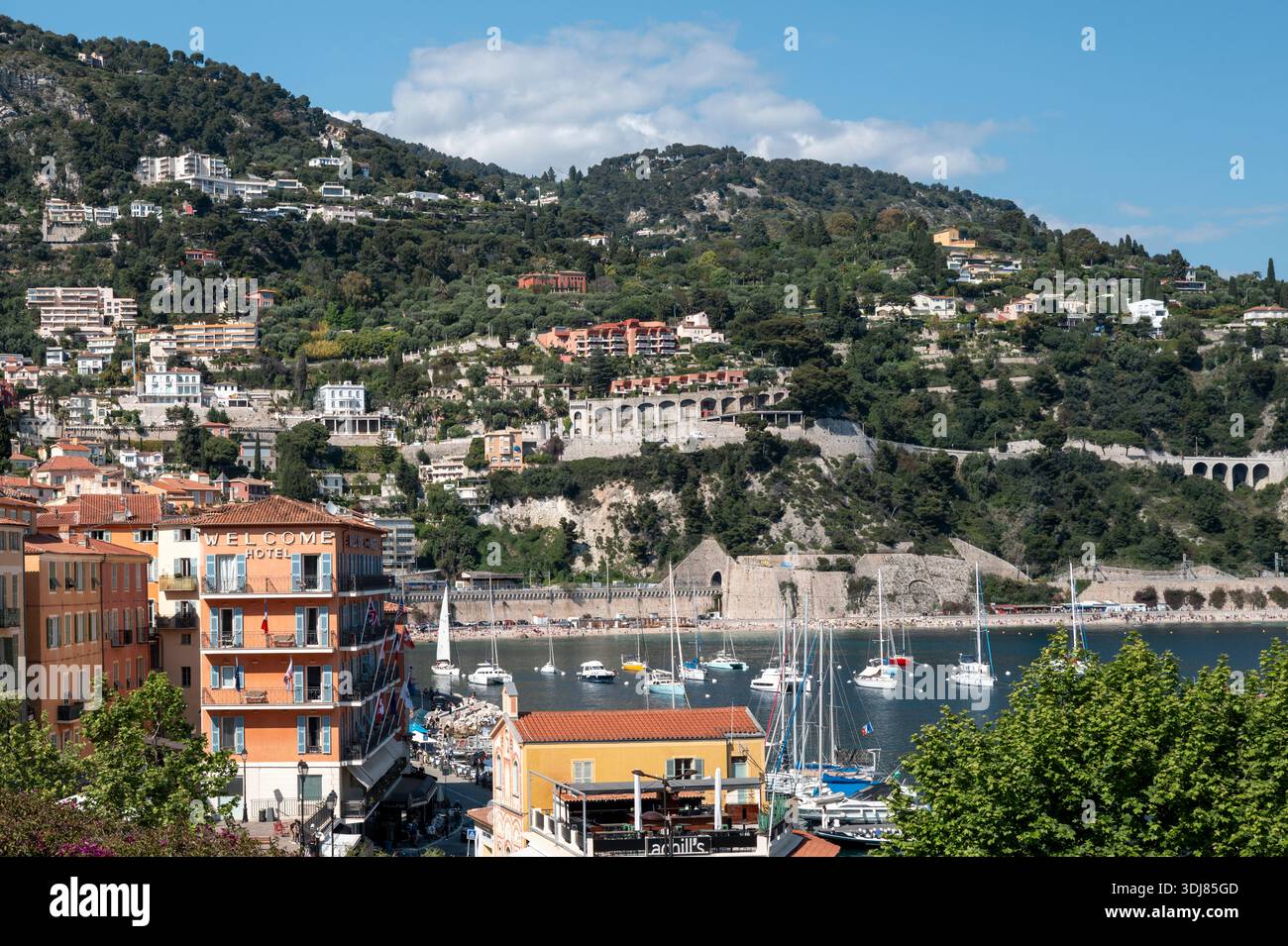VILLEFRANCHE SUR MER RIVIERA FRANKREICH Stockfoto