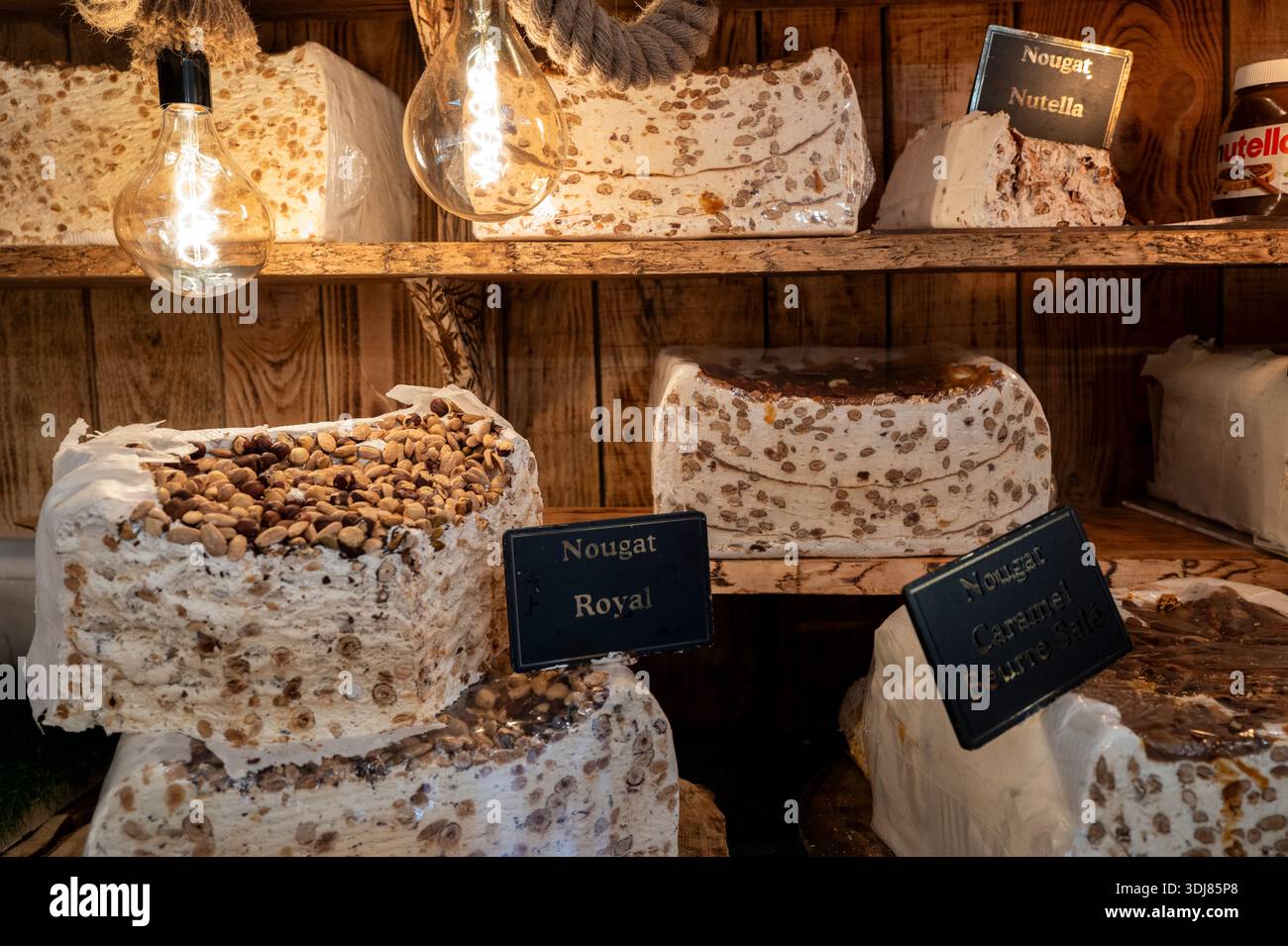 NOUGAT EZE FRANKREICH Stockfoto