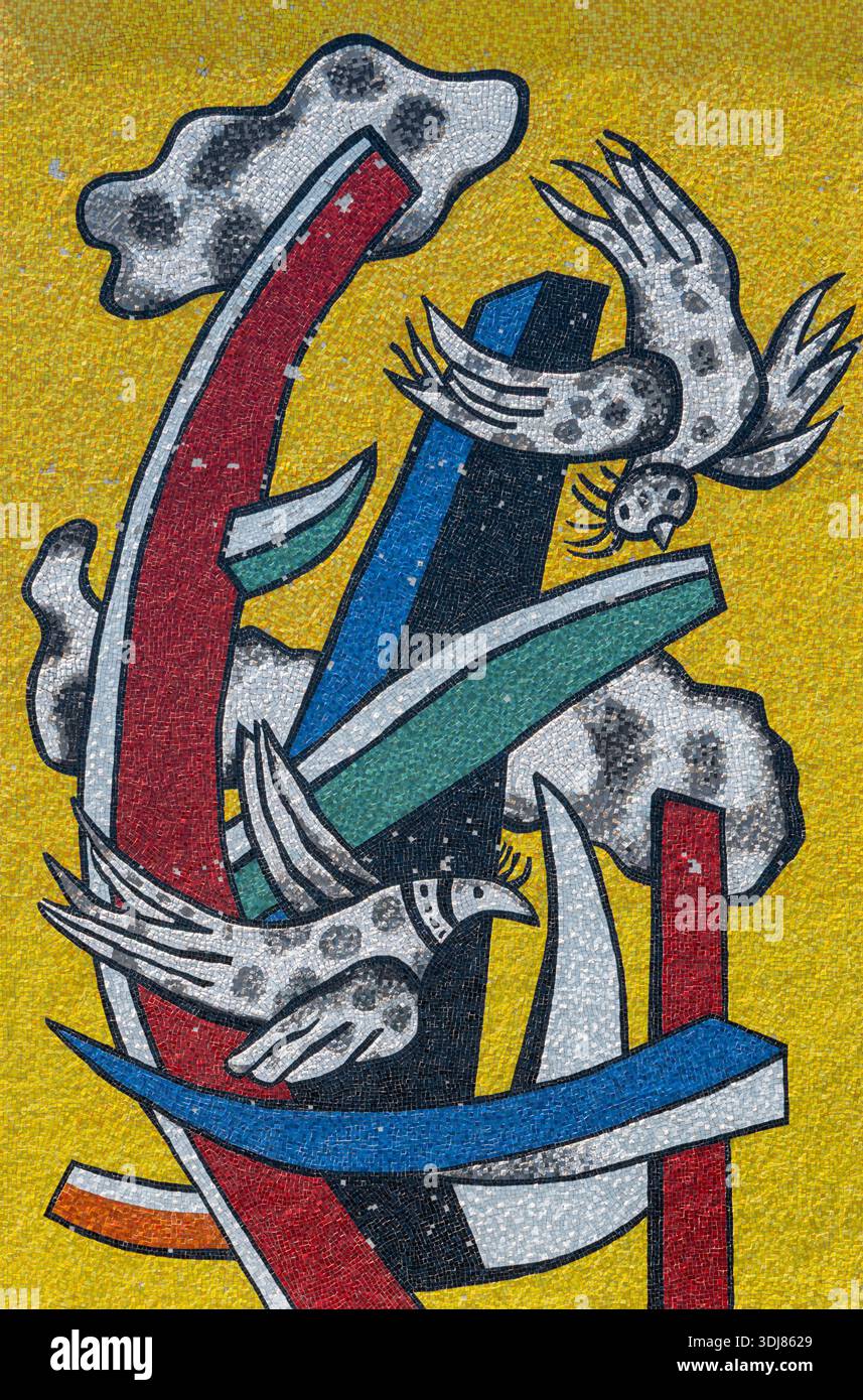FERNAND LEGER MUSEUM BIOT FRANCE Stockfoto