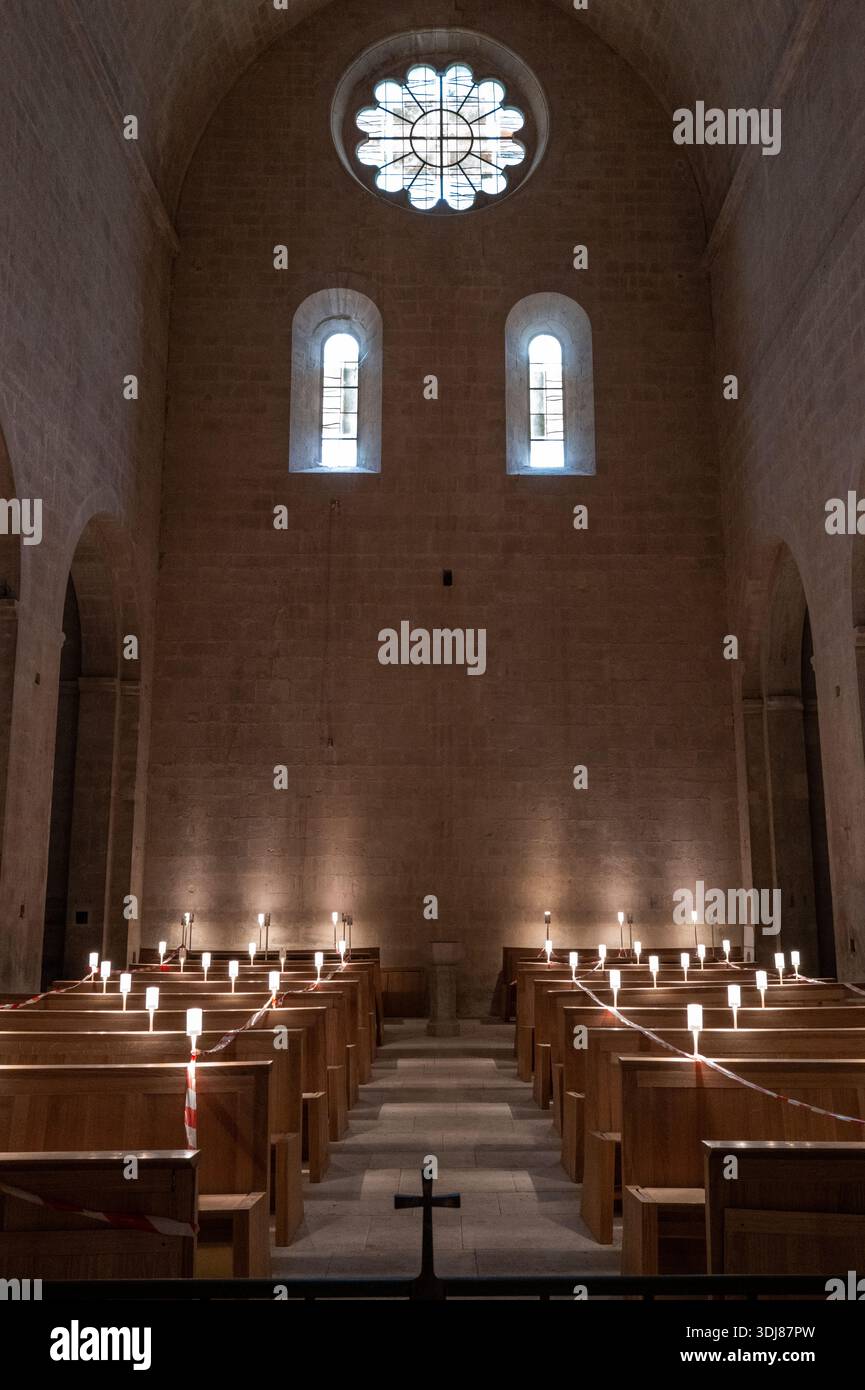 SENANQUE ABBEY FRANKREICH Stockfoto