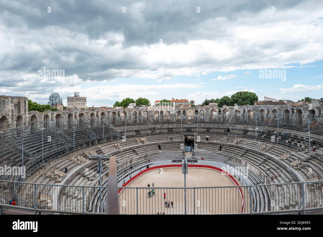 ARLES COLISEUM FRANKREICH Stockfoto