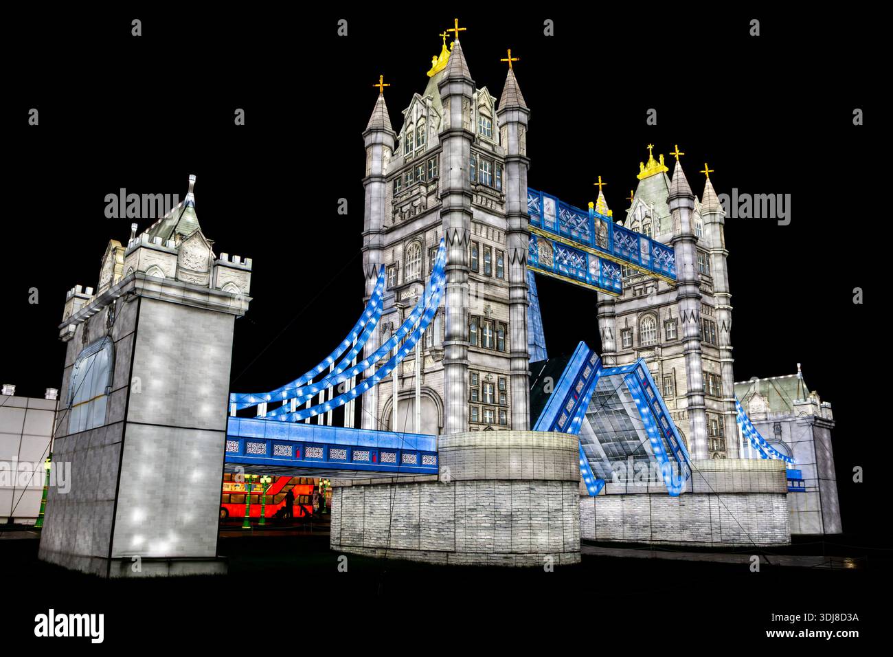 Longleat Festival of Light, Longleat Estate, Warminster, 01/2026 Stockfoto