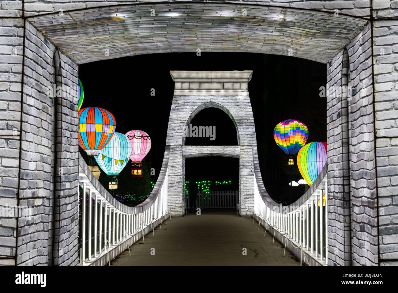Longleat Festival of Light, Longleat Estate, Warminster, 01/2026 Stockfoto