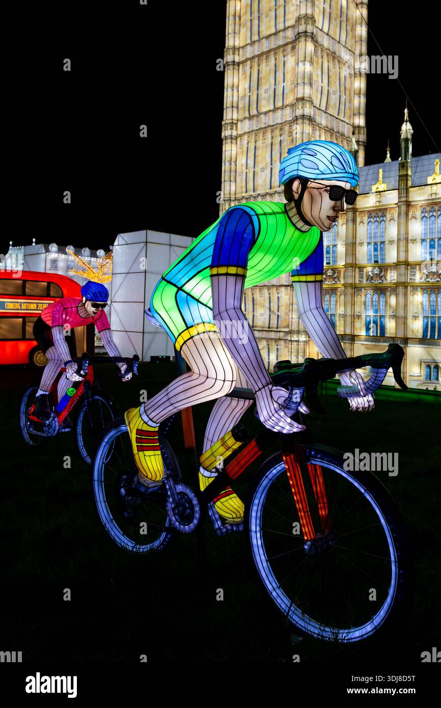 Longleat Festival of Light, Longleat Estate, Warminster, 01/2026 Stockfoto
