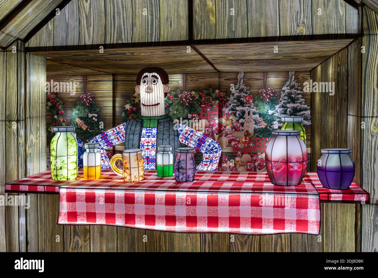 Longleat Festival of Light, Longleat Estate, Warminster, 01/2026 Stockfoto
