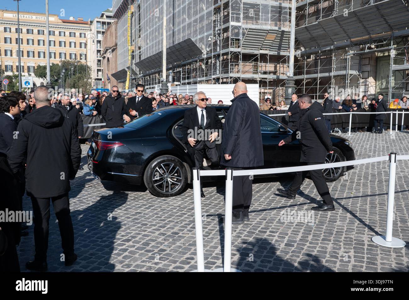 Januar 2026; Funerali Valentino Garavani, Roma, Italia, Beerdigung Stockfoto