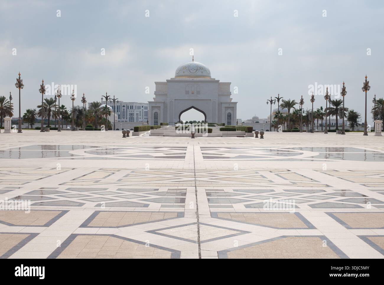 Qasr Al Watan Präsidentenpalast in Abu Dhabi Stockfoto
