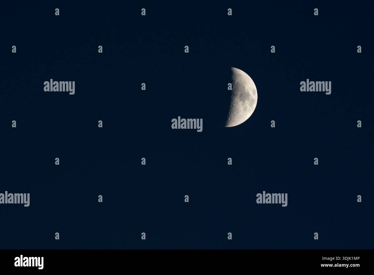 Blick auf den Mond aus Südkalifornien. Stockfoto