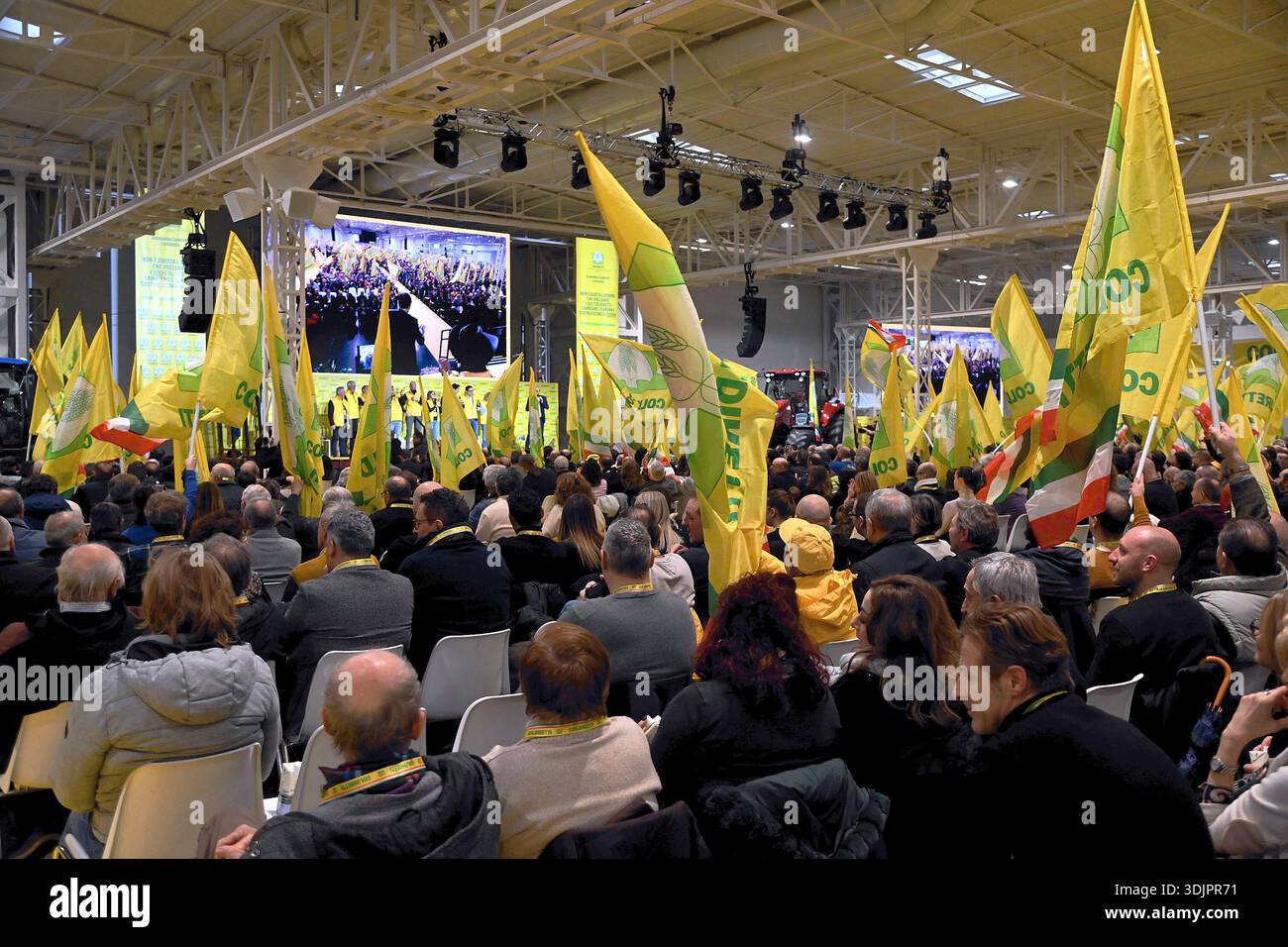 Mailand, Italien. Januar 2026. Mailand, Coldiretti Generalversammlung im Superstudio piu Credit: Independent Photo Agency/Alamy Live News Stockfoto