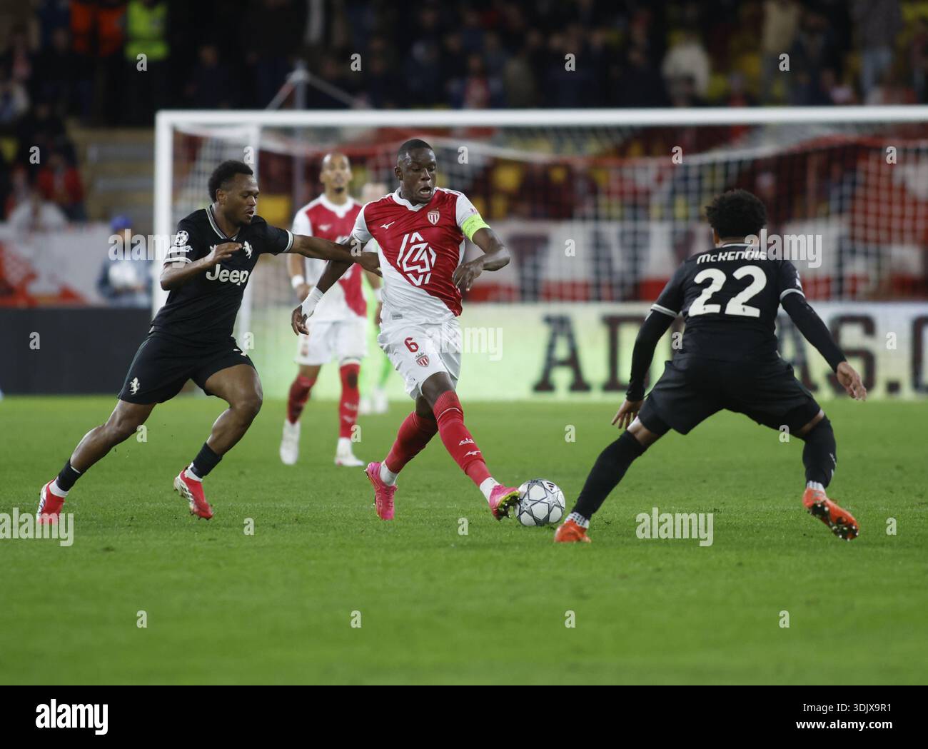 Monaco, Fürstentum Monaco. Januar 2026. Denis Zakaria von AS Monaco während des Fußballspiels der UEFA Champions League 2025/26 zwischen AS Monaco und Juventus FC am 28. Januar 2026 im Stade Louis II, Monaco, Foto Nderim KACELI Credit: Independent Photo Agency/Alamy Live News Stockfoto