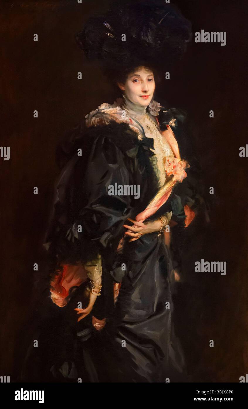 Lady Sassoon, Aline de Rothschild, John Singer Sargent, 1907 Stockfoto