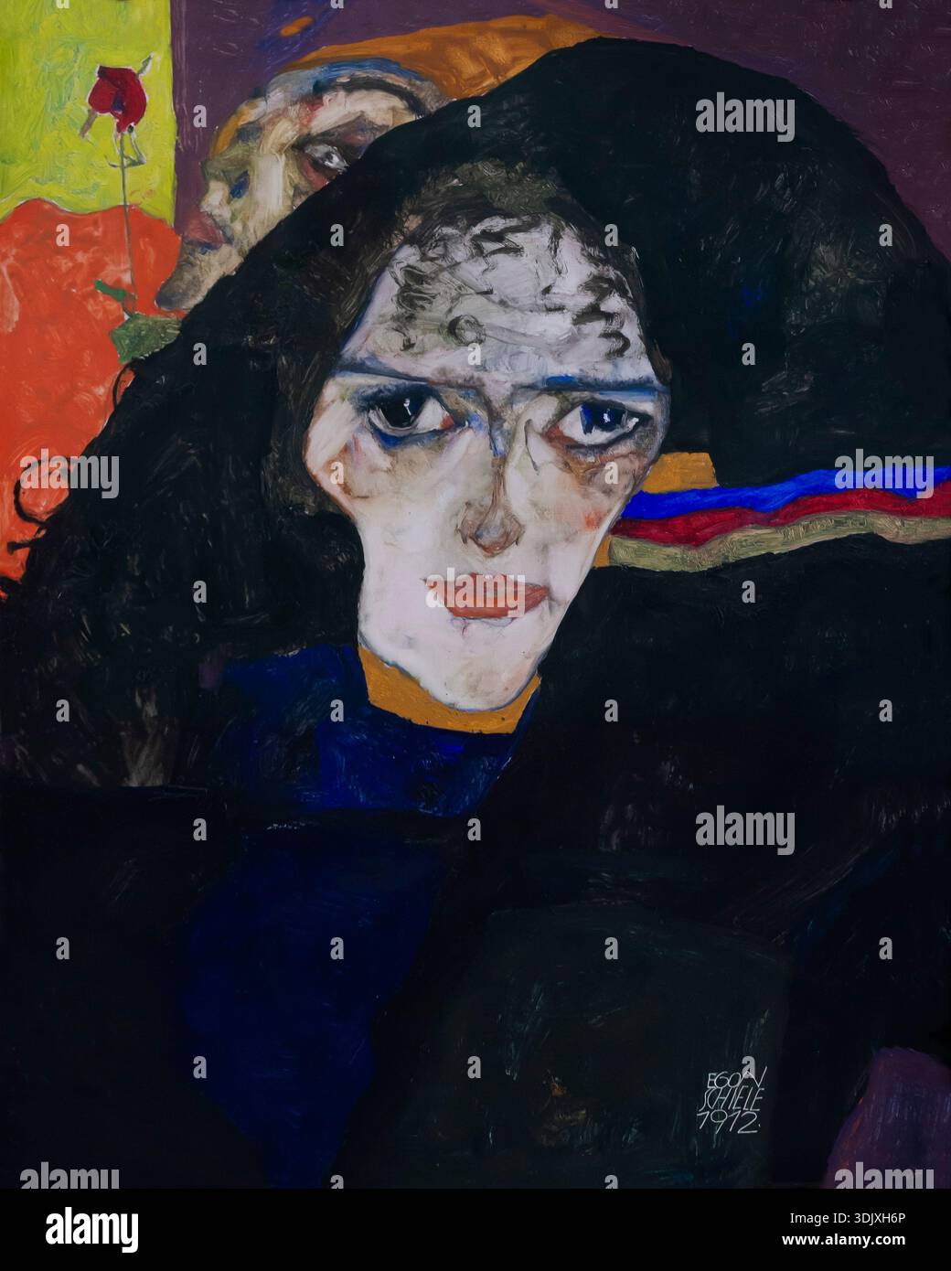 Trauerfrau, Egon Schiele, 1912 Stockfoto