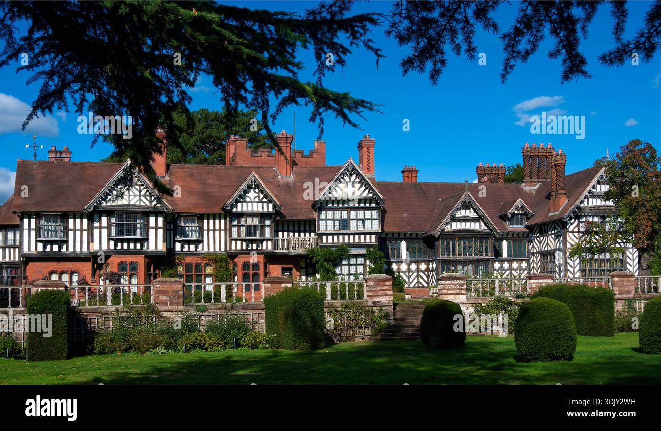 Wightwick Manor, National Trust Hotel, Wolverhampton, Staffordshire, England, UK Stockfoto