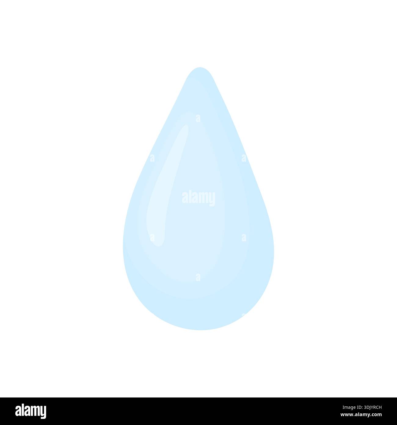 Wassertropfen. Regen- und Leckagekonzept. Stock Vektor