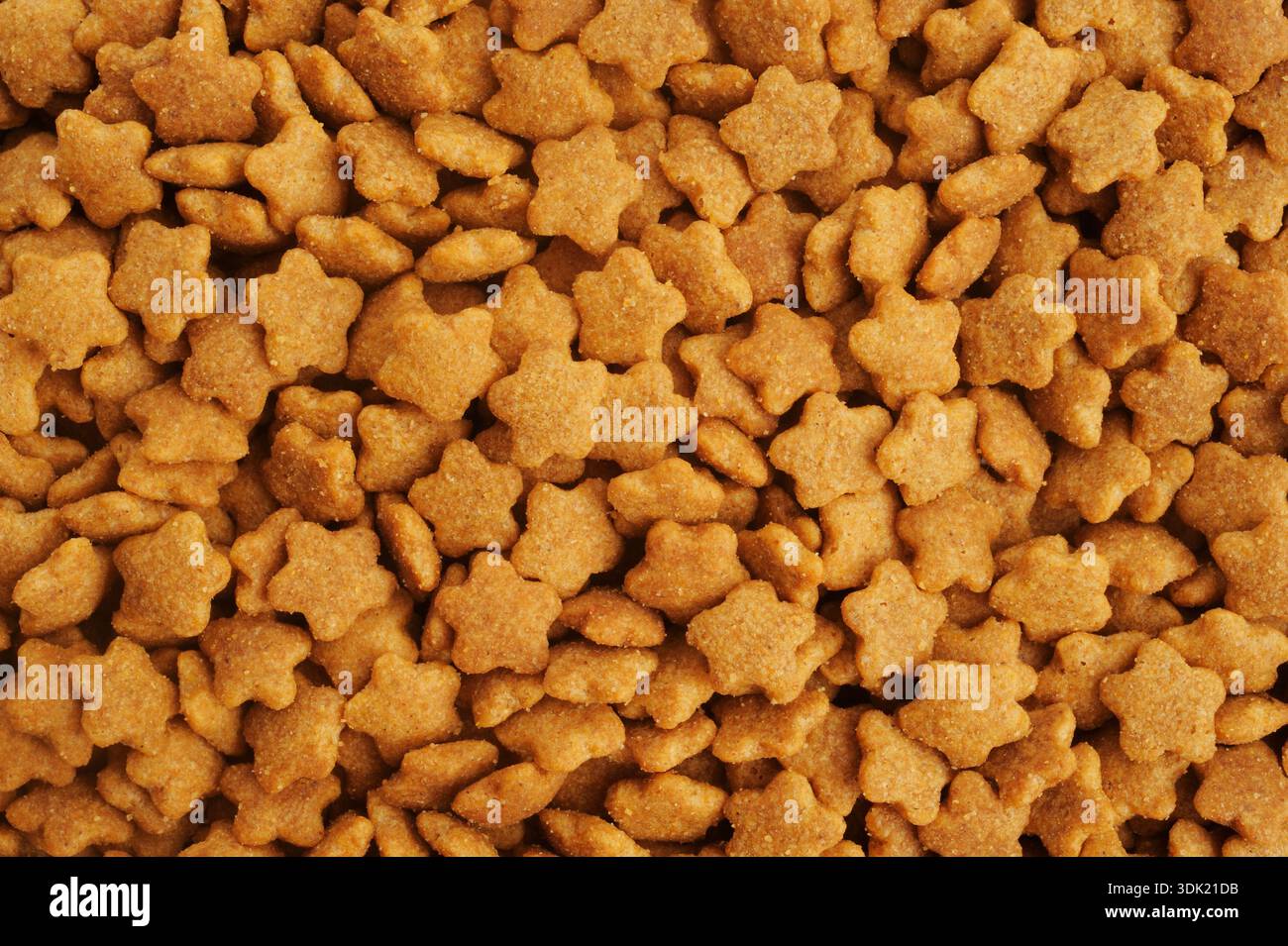 Nahaufnahme von Katzenfutter Stockfoto