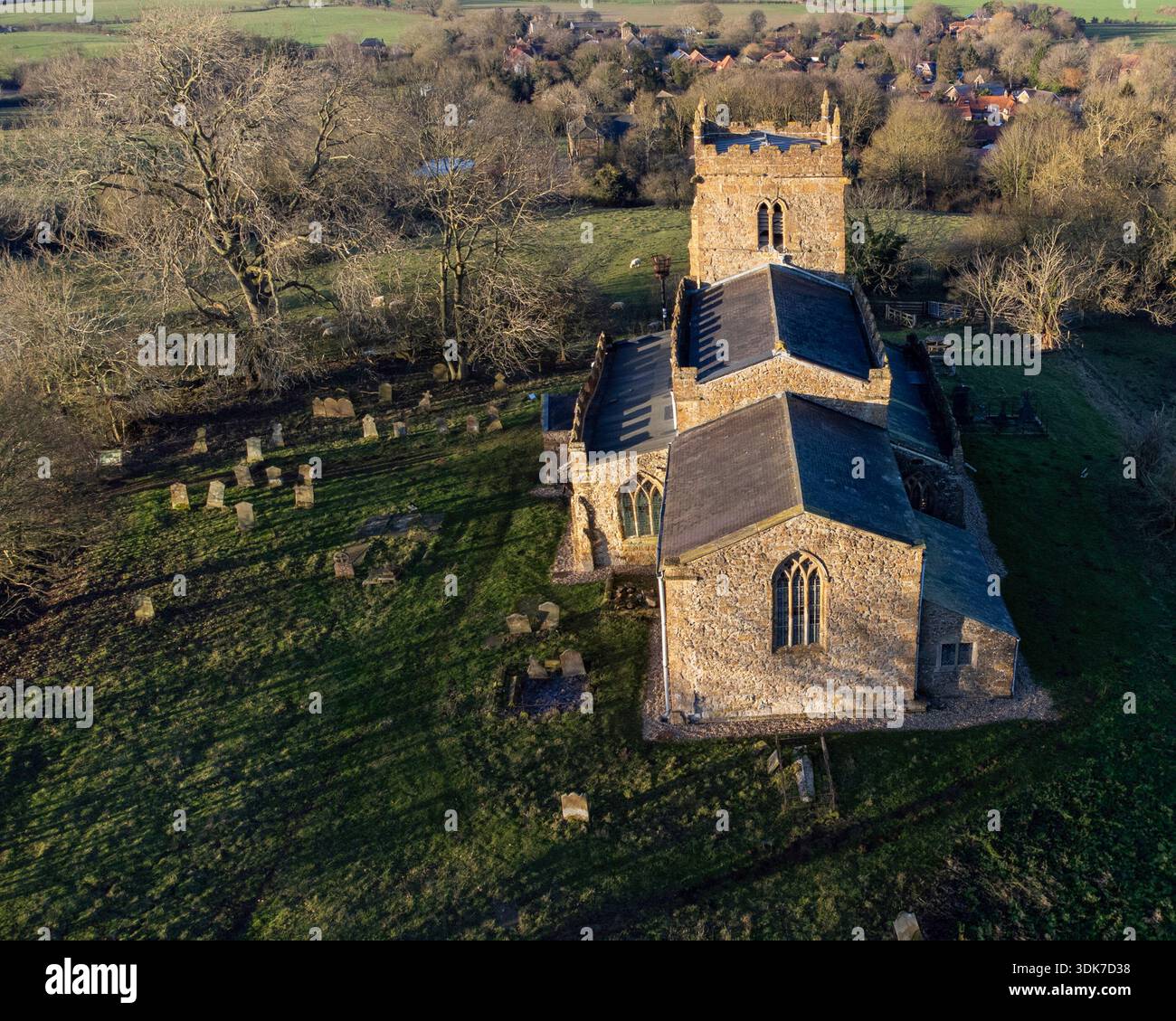 All Saints Church Walesby Stockfoto
