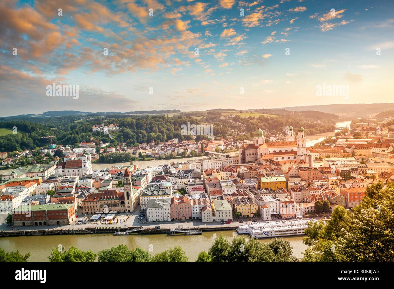 Altstadt von Passau, Deutschland Stockfoto