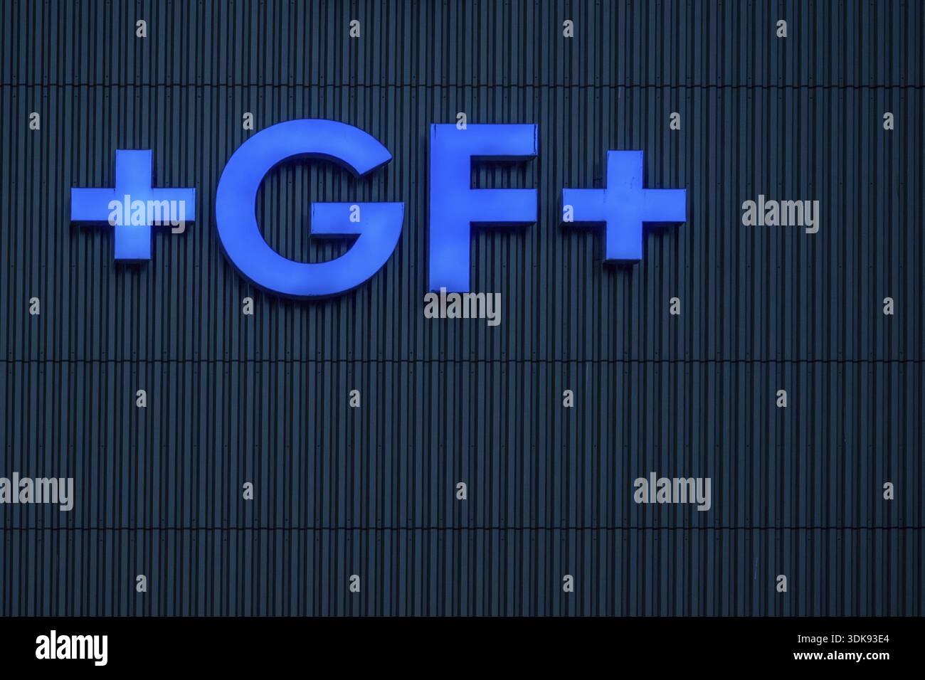 Logo Georg Fischer AG, Biel, Schweiz Stockfoto
