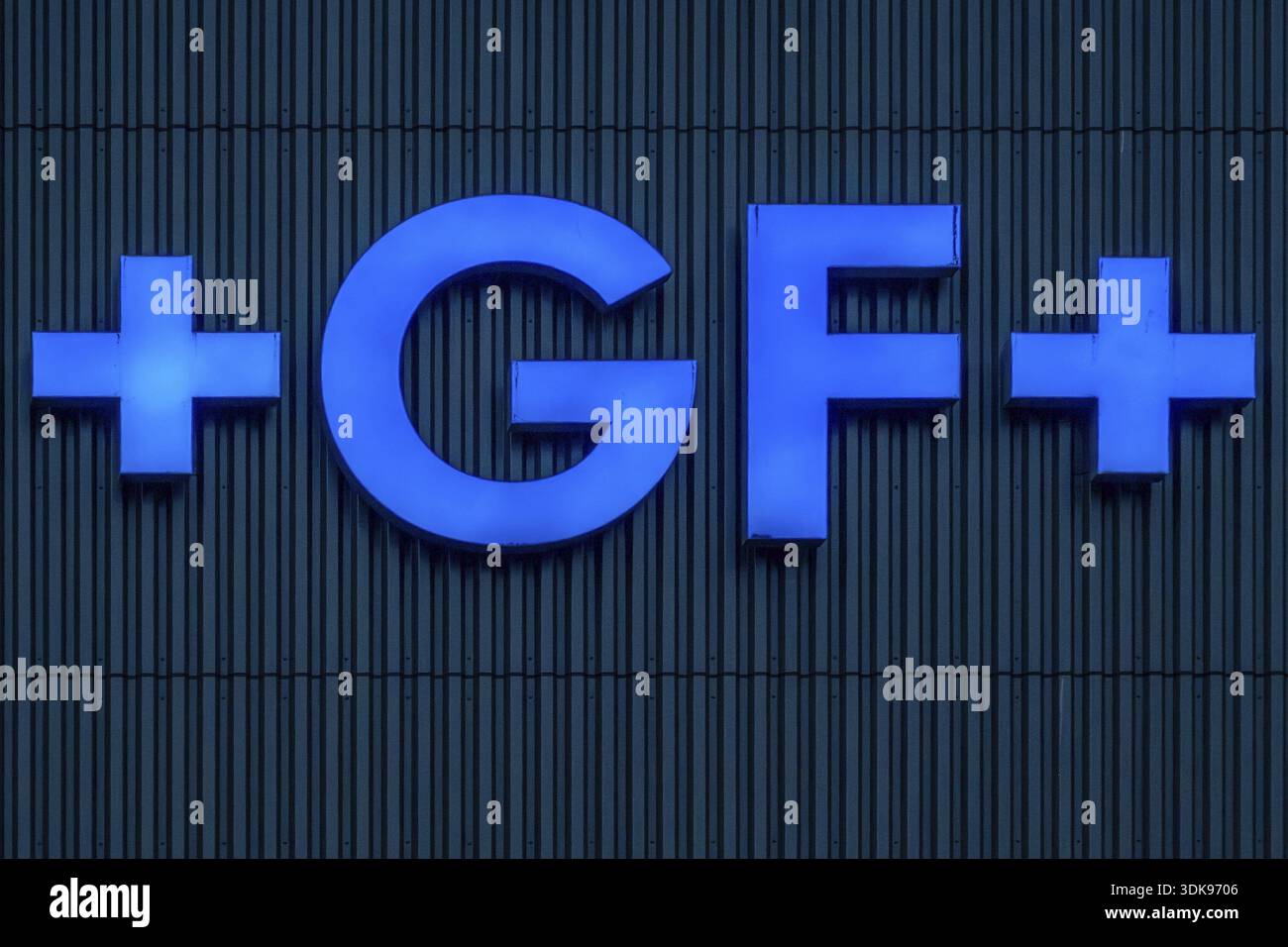 Logo Georg Fischer AG, Biel, Schweiz Stockfoto