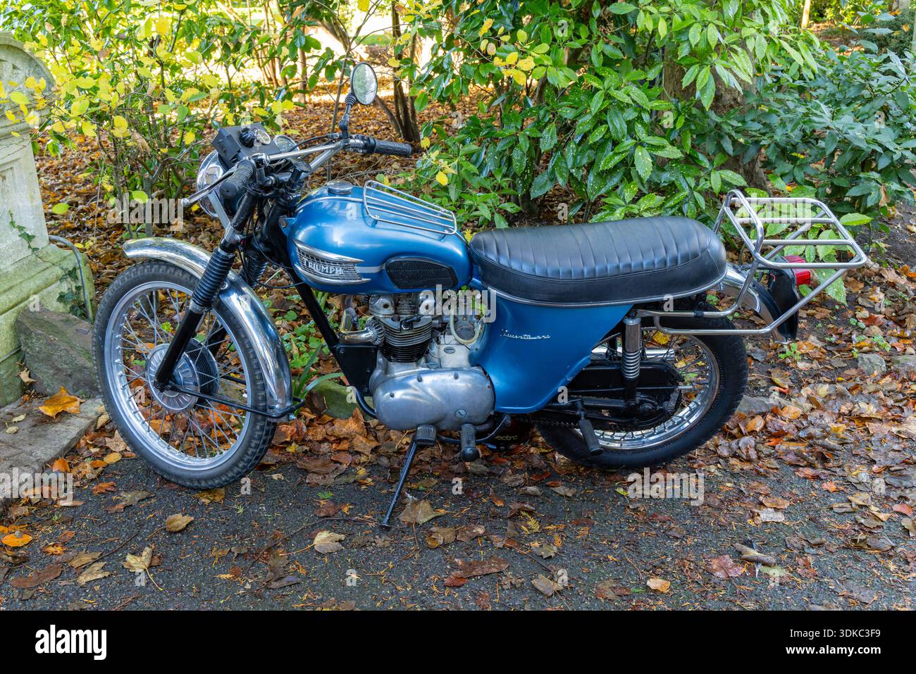 Clevedon Cars und Coffee Triumph T100 Stockfoto