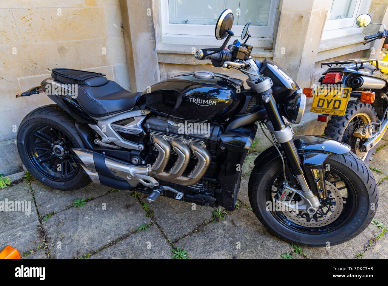 Clevedon Cars and Coffee November 2025 Triumph Rocker 3R Stockfoto