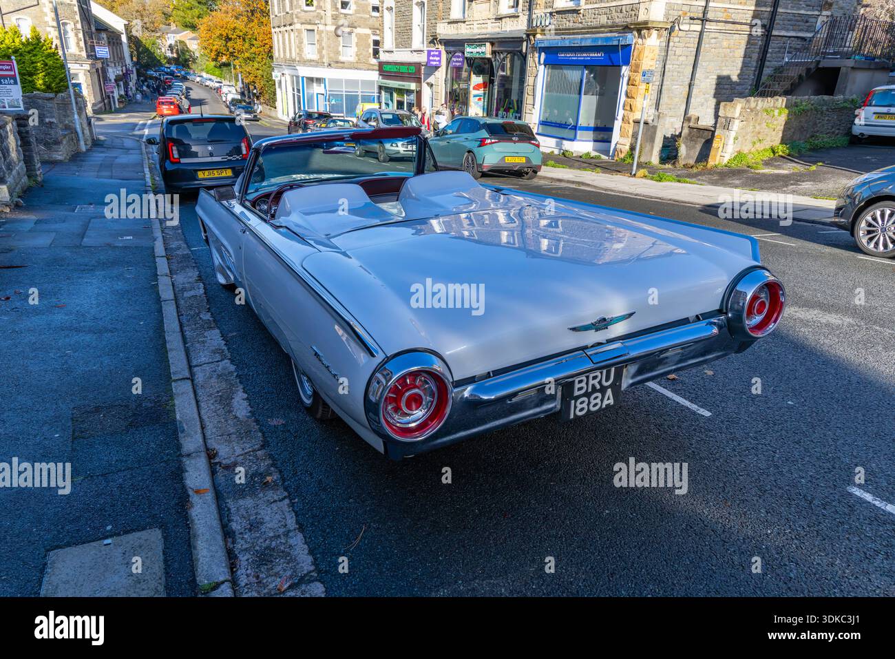 Clevedon Cars and Coffee 1962 Ford Thunderbird Convertable Stockfoto