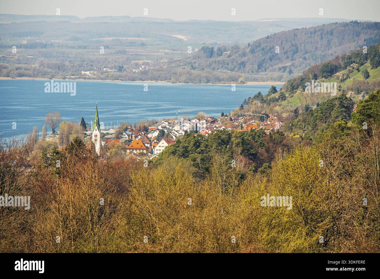 Katholische Kirche St. Martin und Gerorg, Sipplingen am Bodensee Stockfoto
