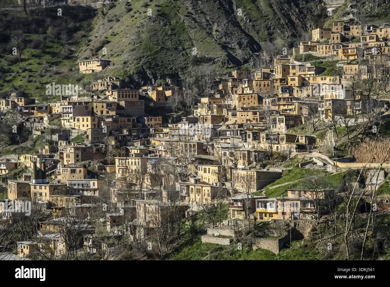 Bergdorf Masuleh im nördlichen Teil des Iran Stockfoto