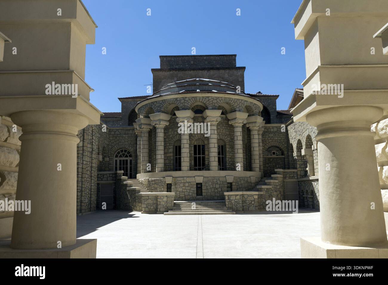 Therapeutische Schlammbäder, erbaut 1915 in Essentuki, Nordkaukasus, Russland Stockfoto