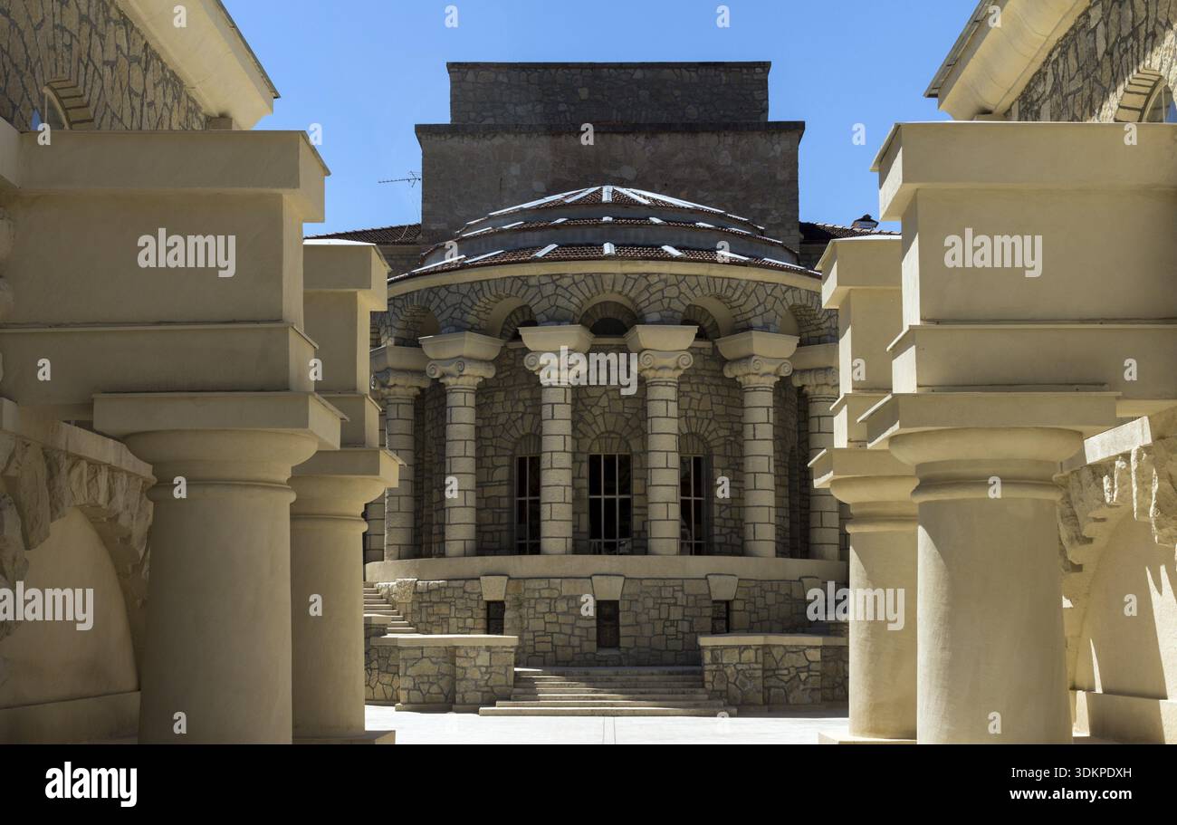 Therapeutische Schlammbäder, erbaut 1915 in Essentuki, Nordkaukasus, Russland Stockfoto