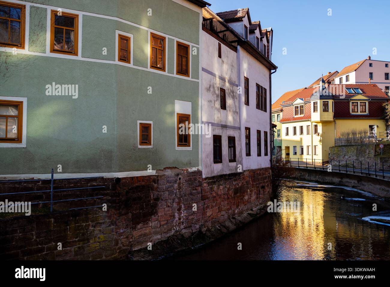 Historische Stadt stadtroda in thüringen deutschland Stockfoto
