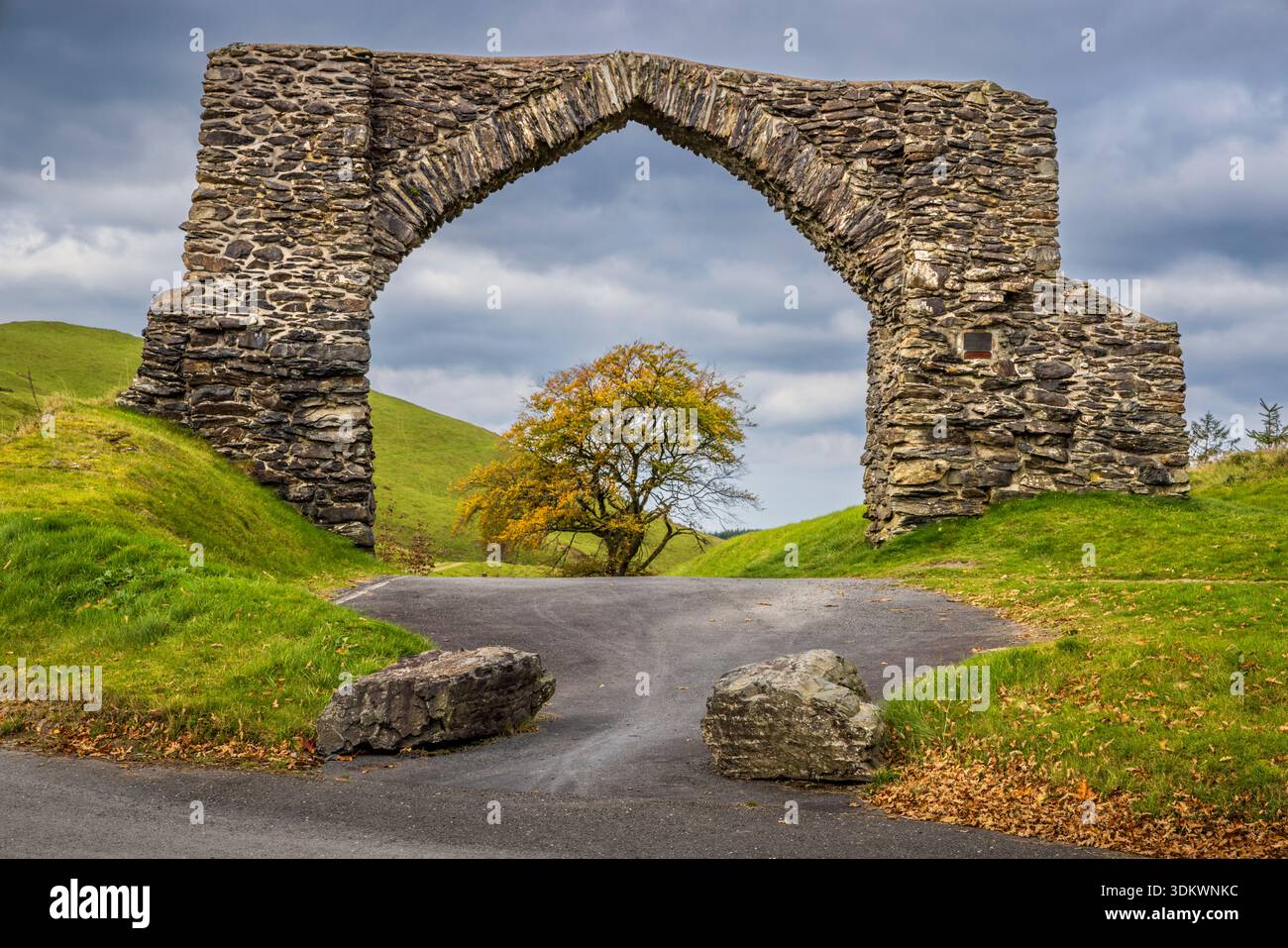 Der Hafod Arch in der Nähe der Devil's Bridge, Ceredigion, Wales Stockfoto