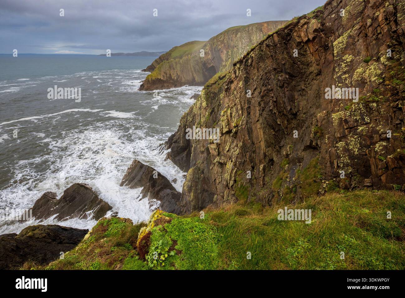 Morte Bay von Baggy Point, North Devon Stockfoto