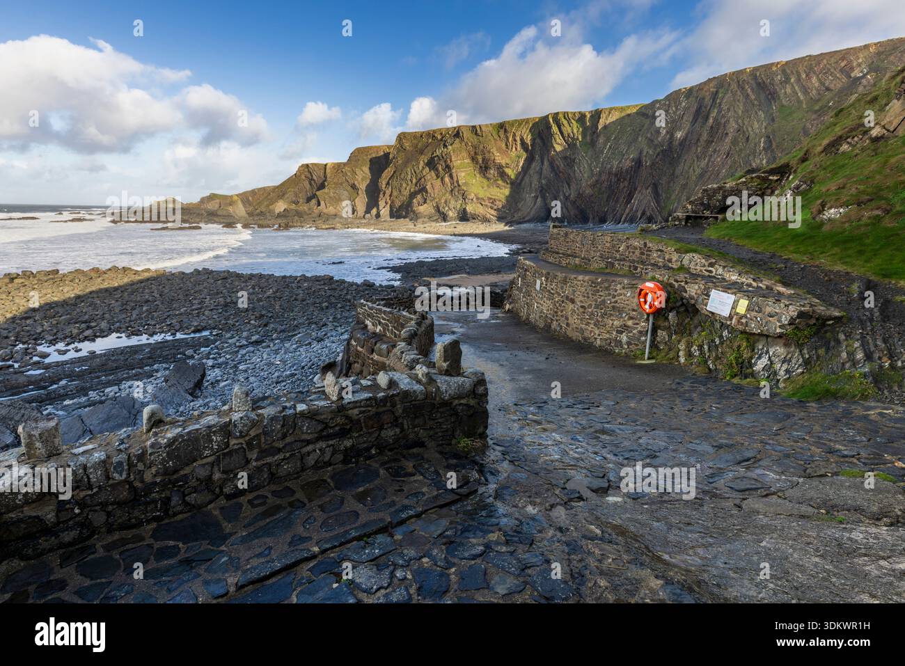 Hartland Quay, North Devon Stockfoto
