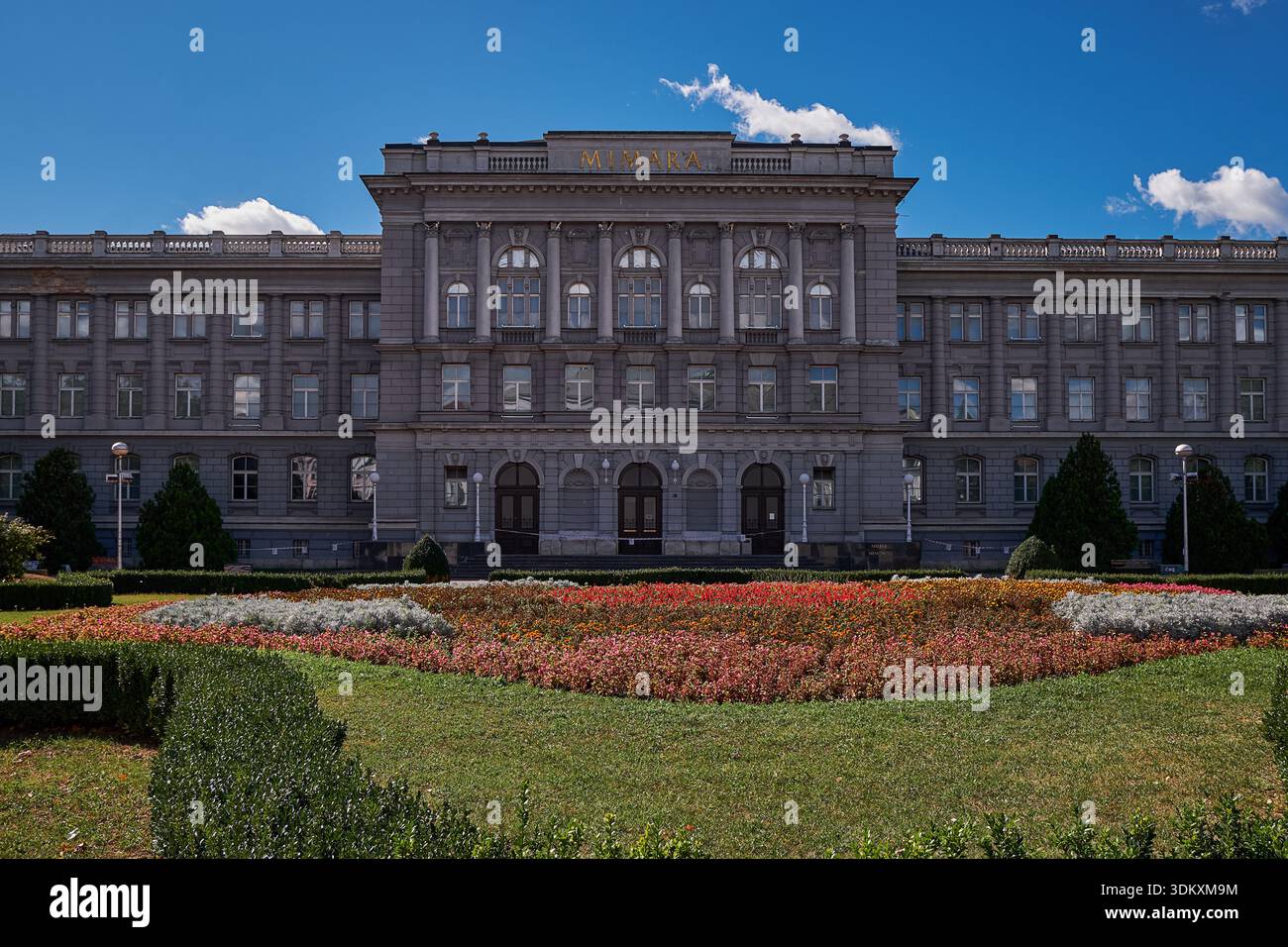Mimara Museum - Zagreb, Kroatien - befindet sich am Roosevelt-Platz und beherbergt die Sammlung von Wiltrud und ante Topic Mimara Stockfoto