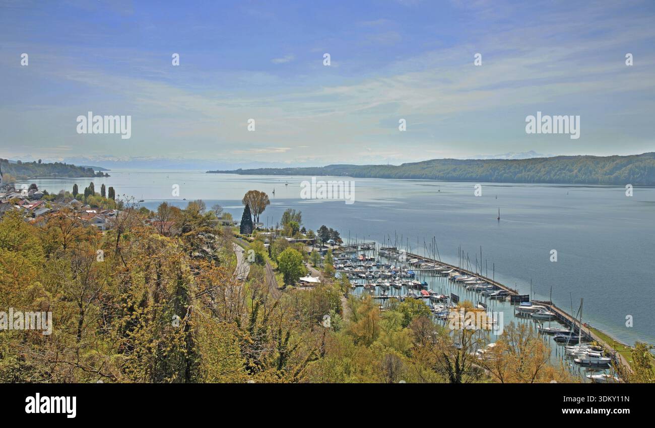 Marina, Sipplingen am Bodensee Stockfoto