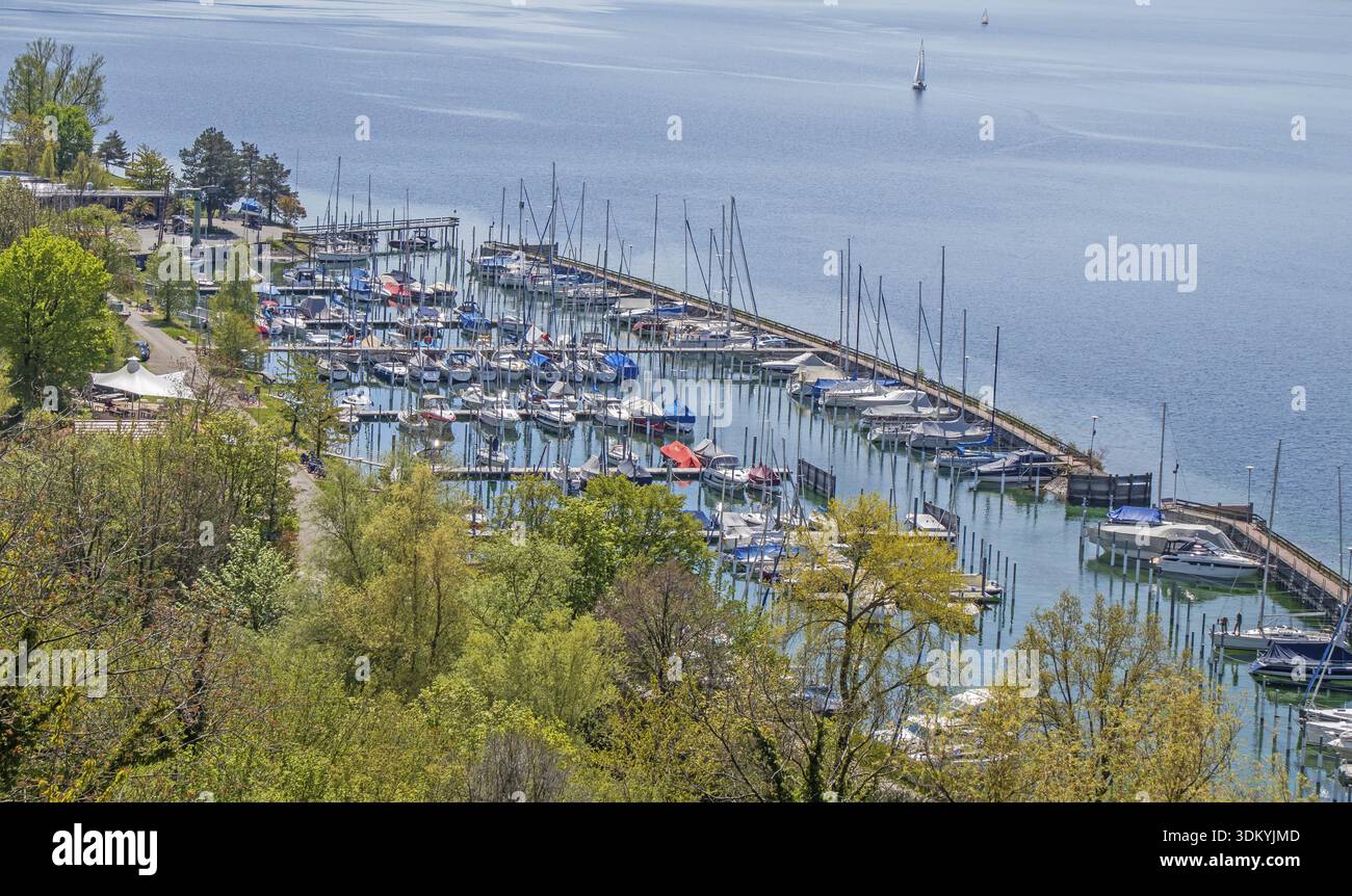 Marina, Sipplingen am Bodensee Stockfoto