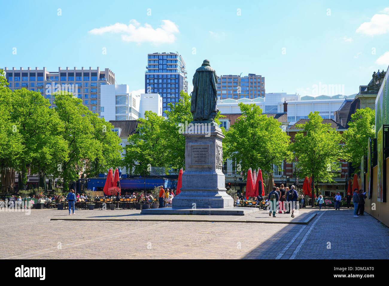 Historisches Denkmal von Wilhelm I., Prinz von Orange, auf dem Plein-Platz in den Haag, Südholland, Niederlande Stockfoto