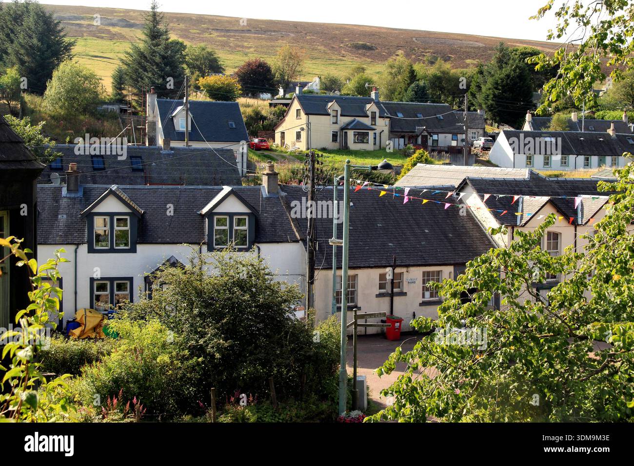 Leadhills, Schottlands zweithöchstes Dorf, South Lanarkshire, Schottland, Großbritannien Stockfoto