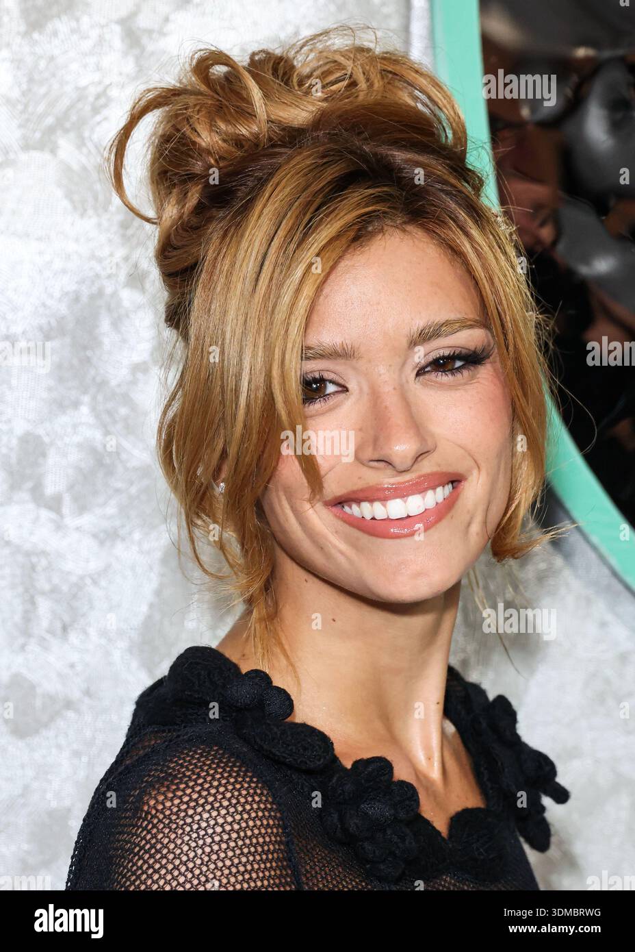 HOLLYWOOD, LOS ANGELES, KALIFORNIEN, USA - 29. JANUAR: Dixie D’Amelio kommt auf der Warner Music Group Grammy Awards Party 2026 (68. Jährliche Grammy Awards), die am 29. Januar 2026 am 6400 Sunset Boulevard in Hollywood, Los Angeles, Kalifornien, USA stattfindet. (Foto: Xavier Collin/Image Press Agency) Stockfoto